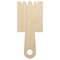 Paintbrush Icon Unfinished Wood Shape Piece Cutout for DIY Craft Projects